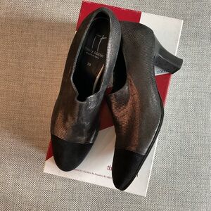 Thierry Rabotin metallic cap toe heel